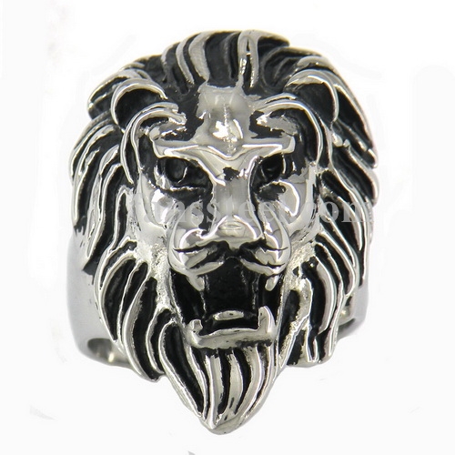 FSR09W18 king lion ring - Click Image to Close